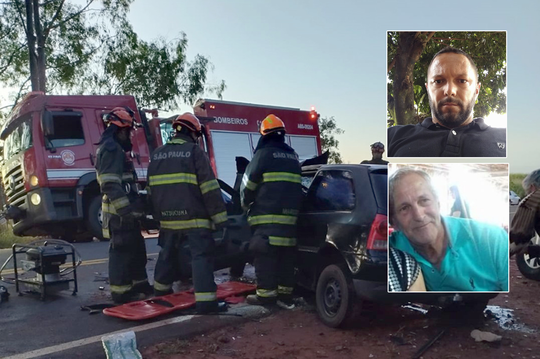 Pai e filho morrem em grave acidente em vicinal de Tabapuã SP