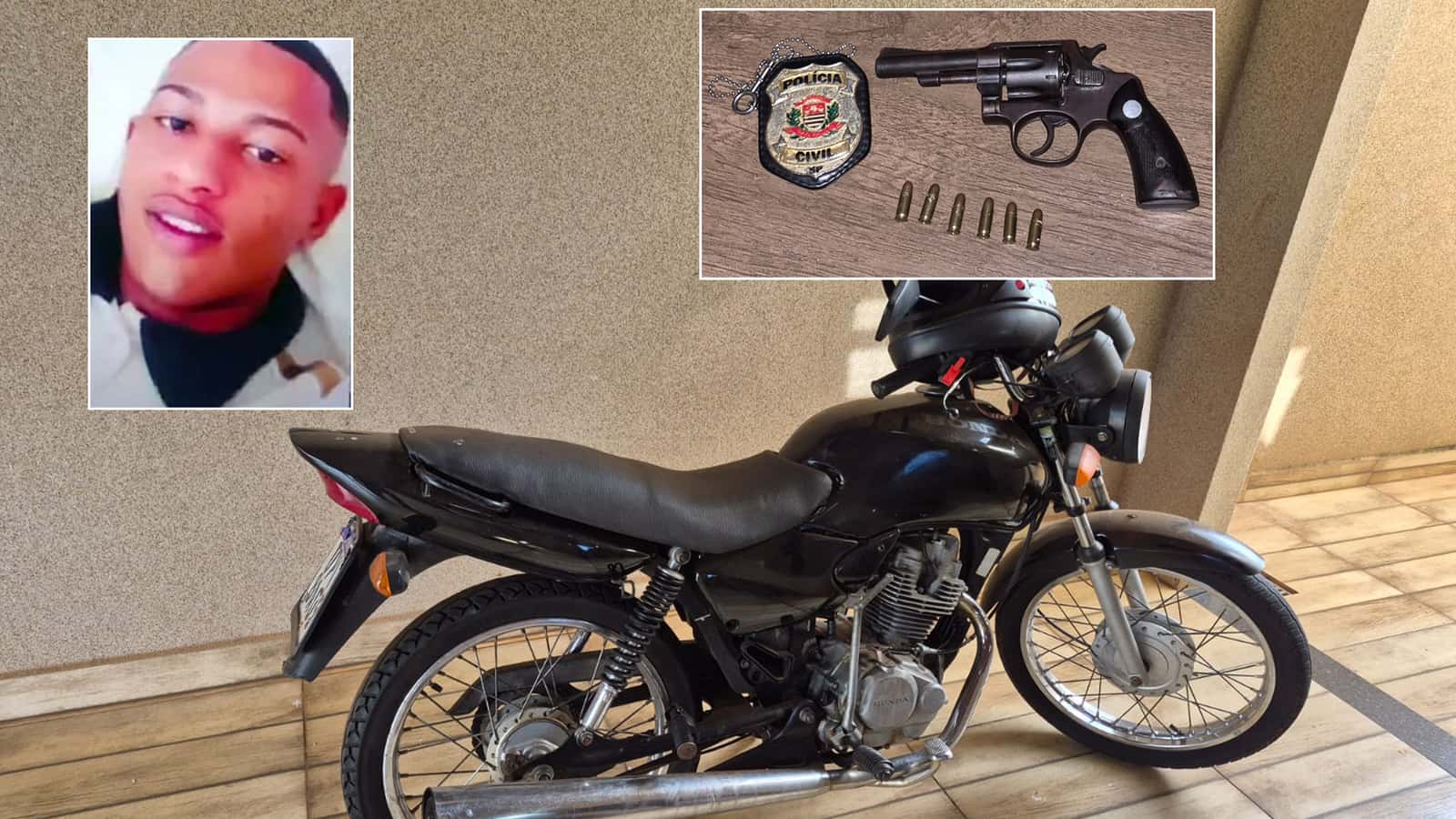 Indivíduos são presos e moto é apreendida durante investigação da execução de jovem de 18 anos em Potirendaba (SP)