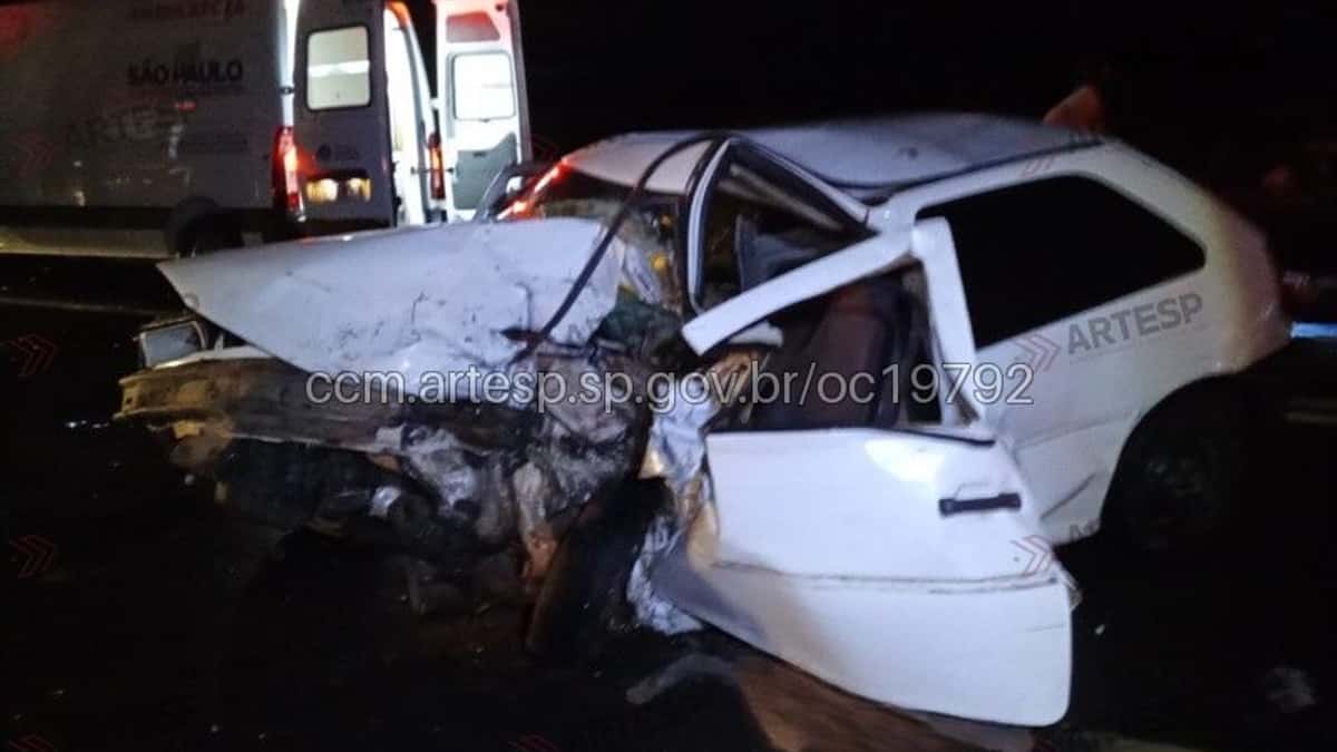 Grave acidente entre quatro veículos mata uma pessoa e deixa três feridos em Palmares Paulista (SP)