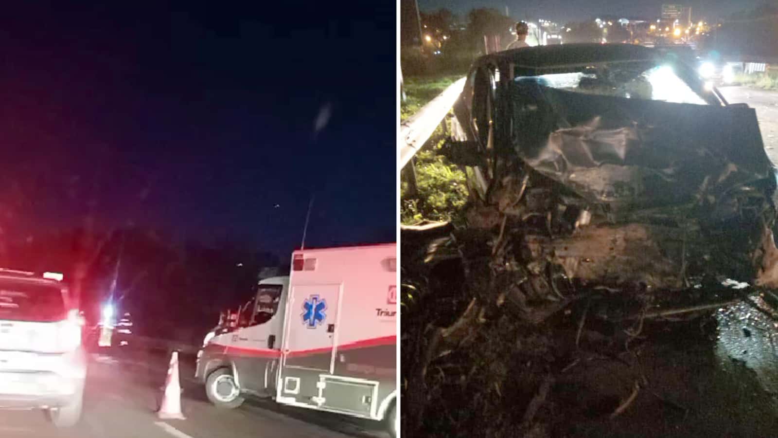 Motorista fica ferido após grave acidente entre carro e carreta na BR-153 em Rio Preto (SP)