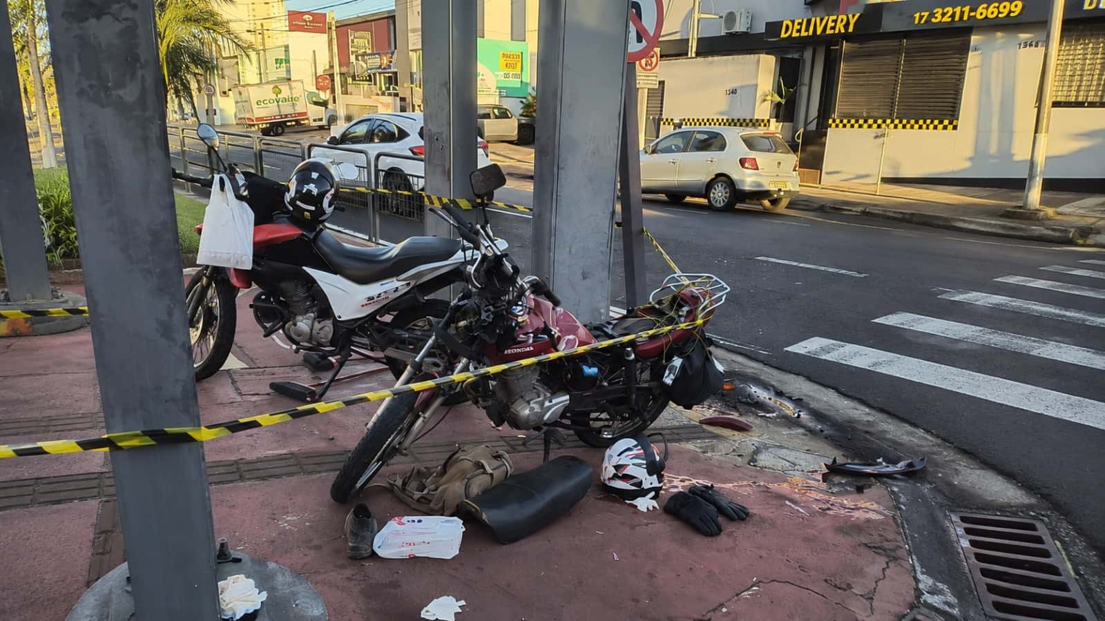 Motociclista de 58 anos morre após grave acidente na Avenida Bady Bassitt em Rio Preto (SP)