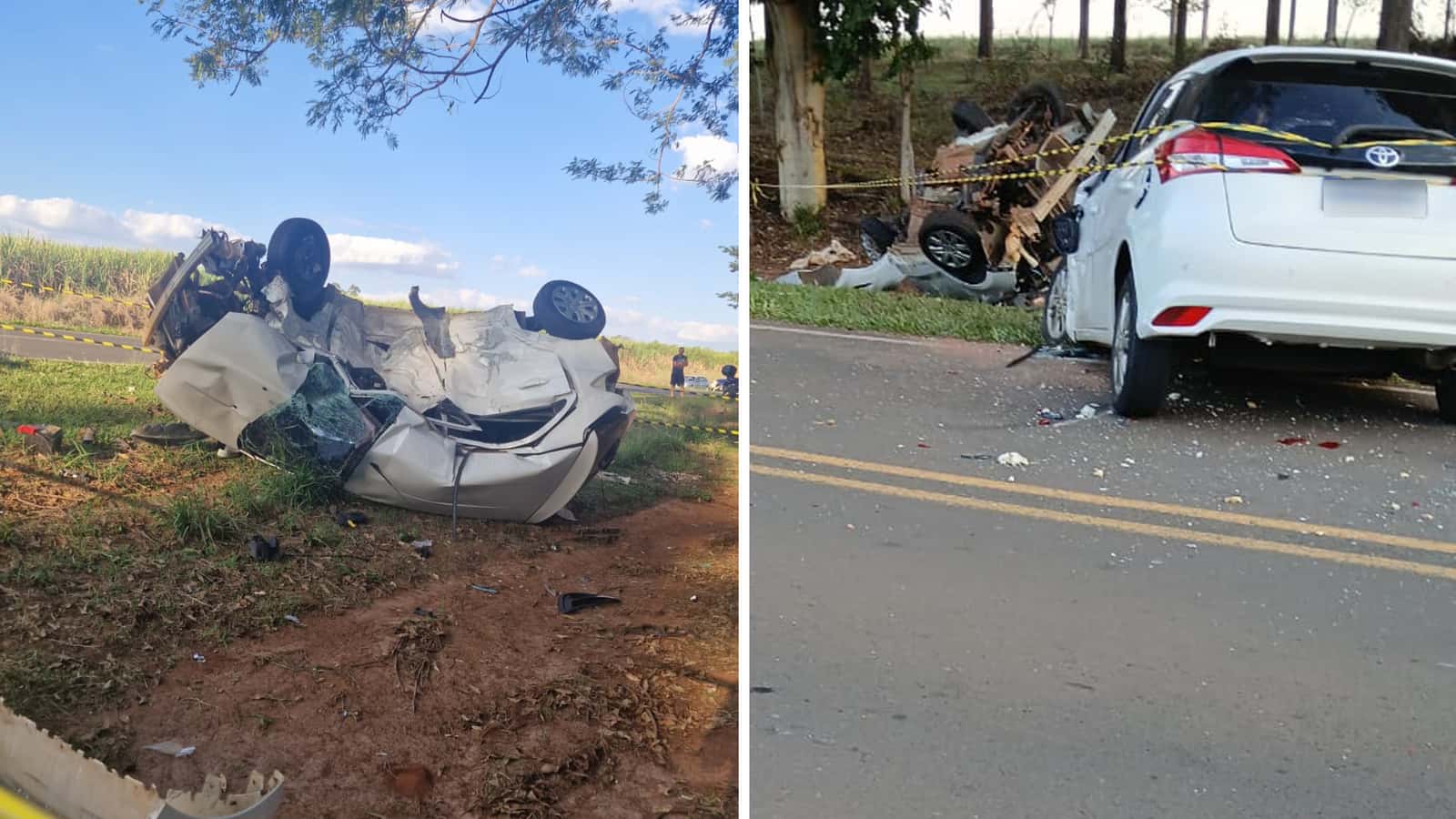Sobe para três o número de mortos em grave acidente entre Potirendaba e Bady Bassitt (SP)
